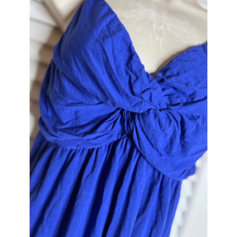 Soma Blue Twist Front Empire Waist Cami Womens Large Sleepwear - Picture 2 of 4